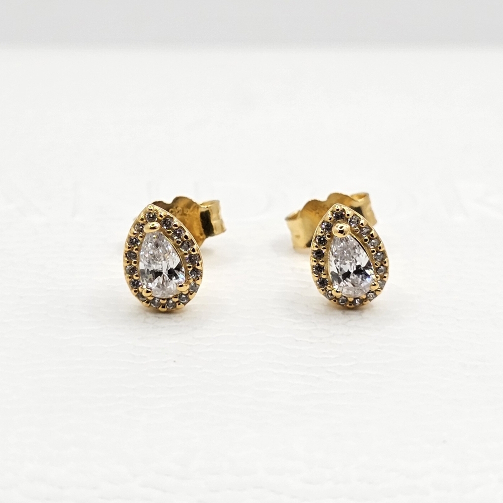 ❤️ Authentic Pandora ⭐️RETIRED⭐️ SHINE STUD EARRINGS